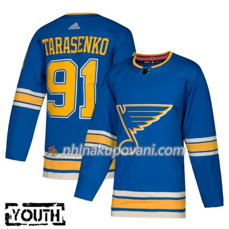 St. Louis Blues Dresy Vladimir Tarasenko 91 Alternate 2018-2019 Adidas Authentic - Dětské